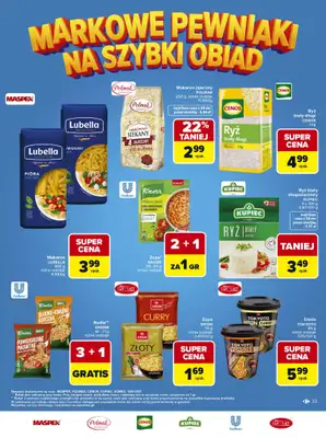 Carrefour - gazetka promocyjna Gazetka Carrefour Łap markowe pewniaki od poniedziałku 11.05 do soboty 23.05 - strona 33