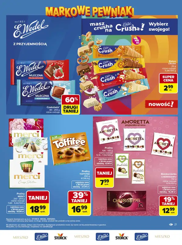 Carrefour - gazetka promocyjna Gazetka Carrefour Łap markowe pewniaki od poniedziałku 11.05 do soboty 23.05 - strona 21