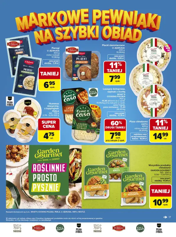 Carrefour - gazetka promocyjna Gazetka Carrefour Łap markowe pewniaki od poniedziałku 11.05 do soboty 23.05 - strona 17