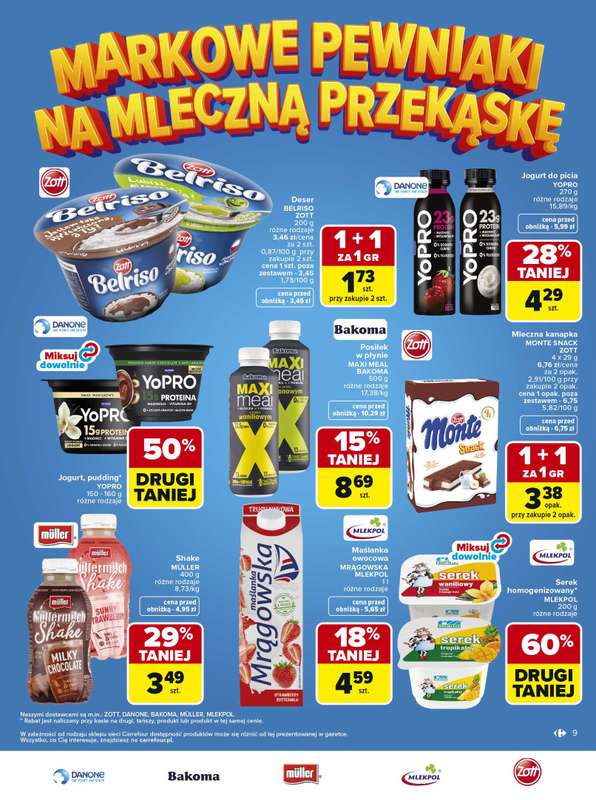 Carrefour - gazetka promocyjna Gazetka Carrefour Łap markowe pewniaki  do soboty 23.05 - strona 9