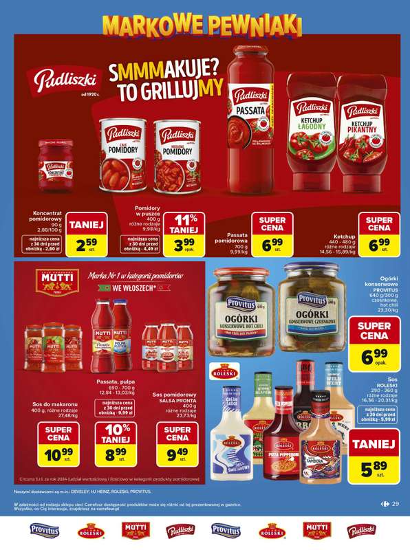 Carrefour - gazetka promocyjna Gazetka Carrefour Łap markowe pewniaki od poniedziałku 11.05 do soboty 23.05 - strona 29