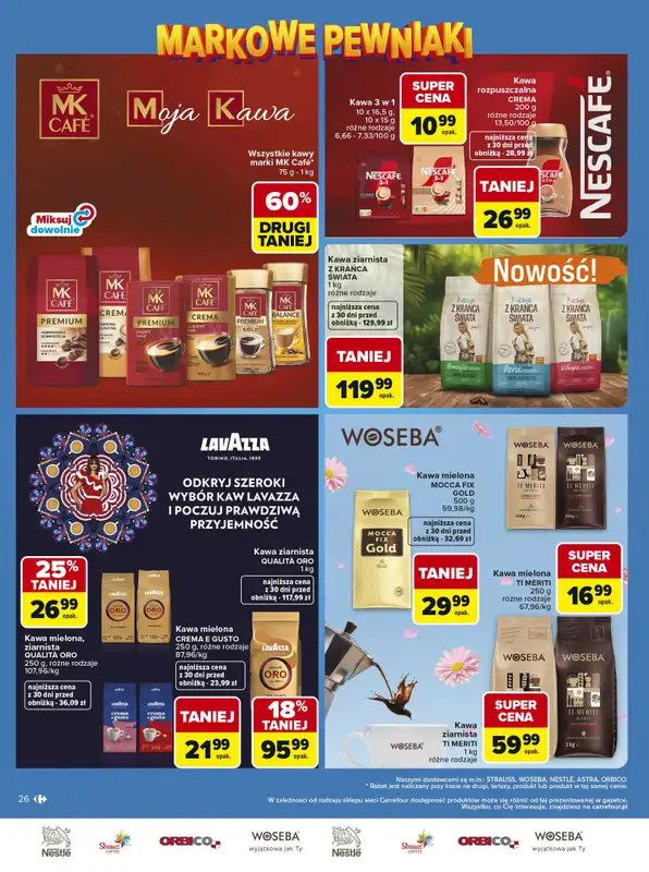 Carrefour - gazetka promocyjna Gazetka Carrefour Łap markowe pewniaki od poniedziałku 11.05 do soboty 23.05 - strona 26