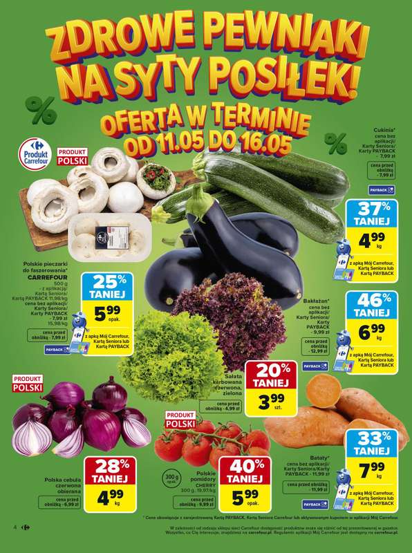 Carrefour - gazetka promocyjna Gazetka Carrefour Łap markowe pewniaki od poniedziałku 11.05 do soboty 23.05 - strona 4