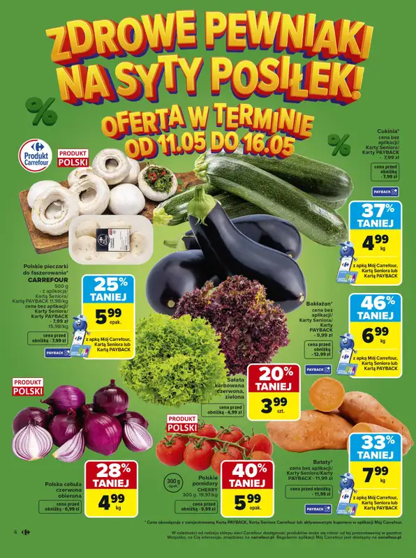 Carrefour - gazetka promocyjna Gazetka Carrefour Łap markowe pewniaki od poniedziałku 11.05 do soboty 23.05 - strona 4