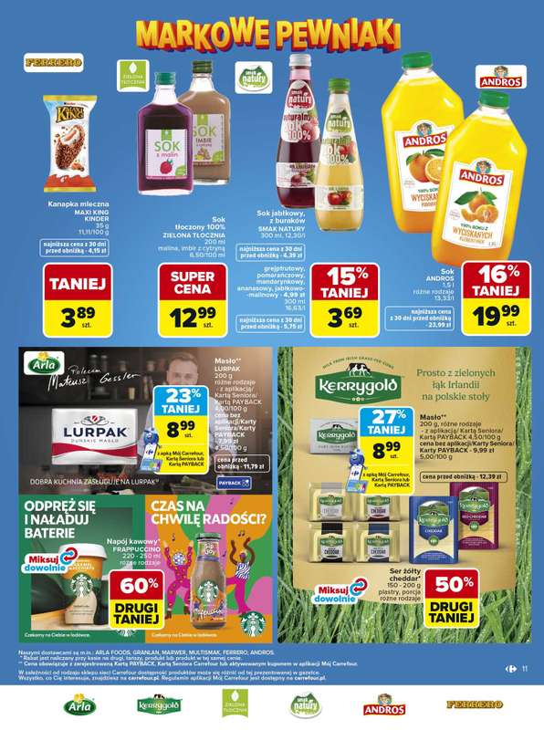 Carrefour - gazetka promocyjna Gazetka Carrefour Łap markowe pewniaki od poniedziałku 11.05 do soboty 23.05 - strona 11