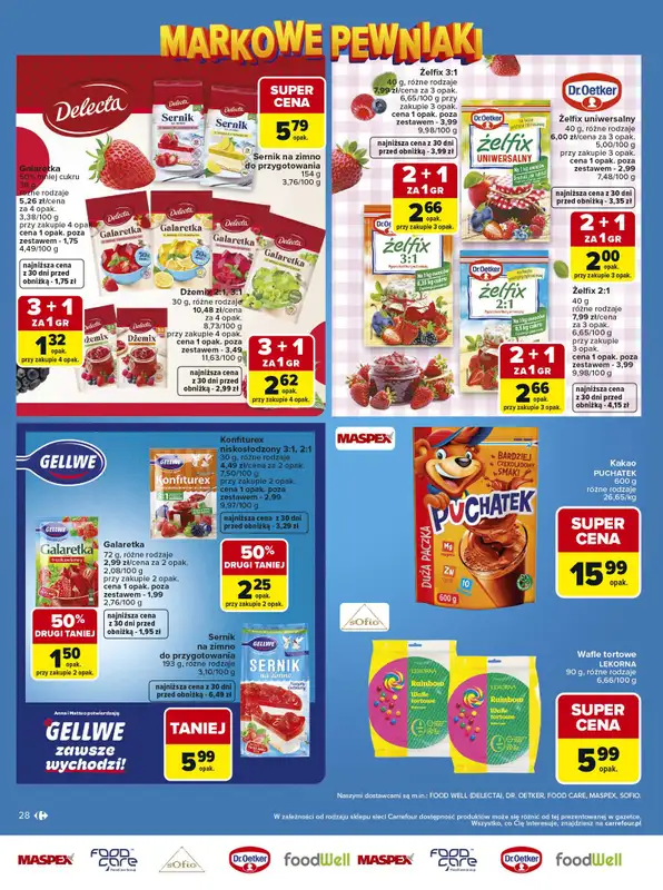Carrefour - gazetka promocyjna Gazetka Carrefour Łap markowe pewniaki od poniedziałku 11.05 do soboty 23.05 - strona 28