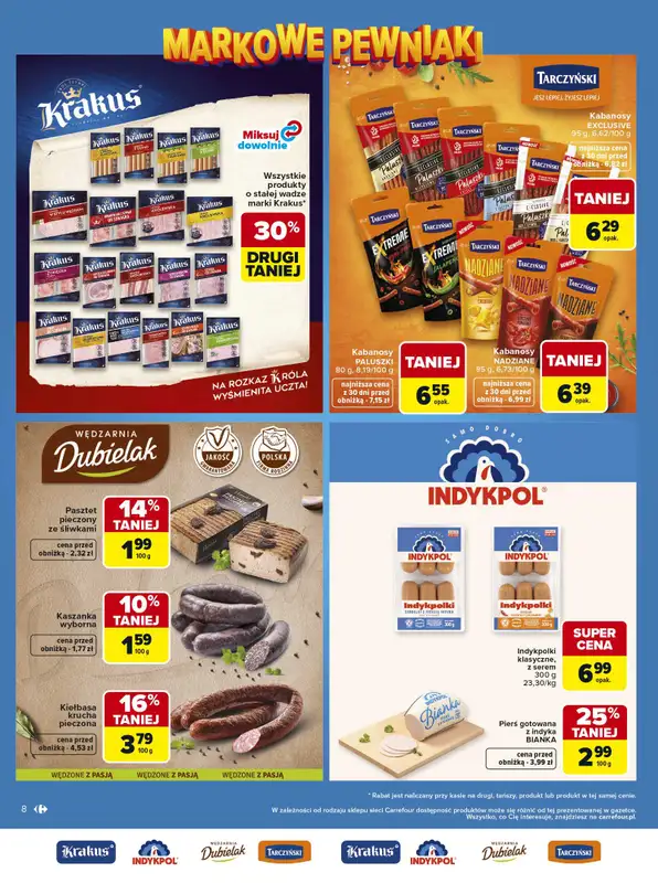 Carrefour - gazetka promocyjna Gazetka Carrefour Łap markowe pewniaki od poniedziałku 11.05 do soboty 23.05 - strona 8