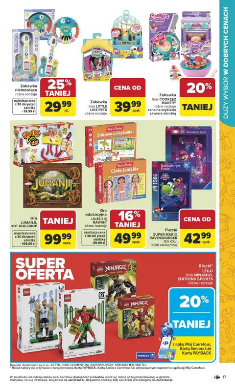 Carrefour - gazetka promocyjna Gazetka Carrefour Łap super okazje od poniedziałku od poniedziałku 11.05 do soboty 23.05 - strona 17