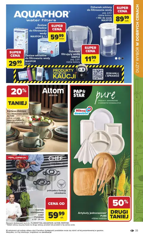 Carrefour - gazetka promocyjna Gazetka Carrefour Łap super okazje od poniedziałku od poniedziałku 11.05 do soboty 23.05 - strona 33