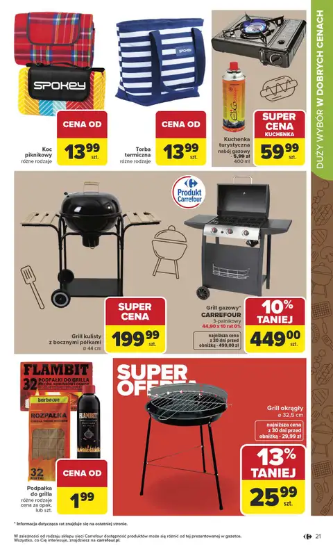 Carrefour - gazetka promocyjna Gazetka Carrefour Łap super okazje od poniedziałku od poniedziałku 11.05 do soboty 23.05 - strona 21