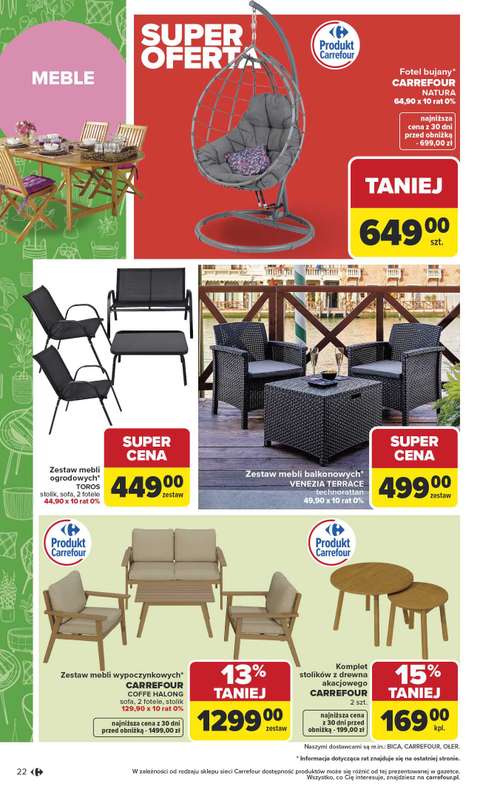 Carrefour - gazetka promocyjna Gazetka Carrefour Łap super okazje od poniedziałku  do soboty 23.05 - strona 22