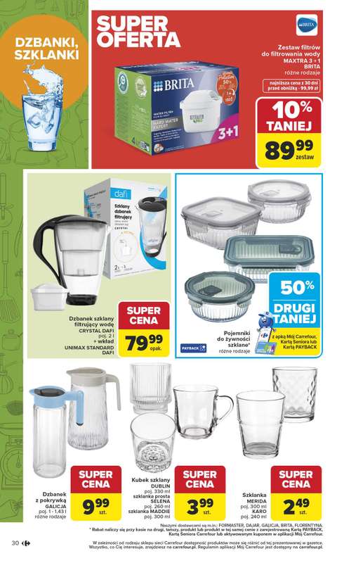 Carrefour - gazetka promocyjna Gazetka Carrefour Łap super okazje od poniedziałku od poniedziałku 11.05 do soboty 23.05 - strona 30