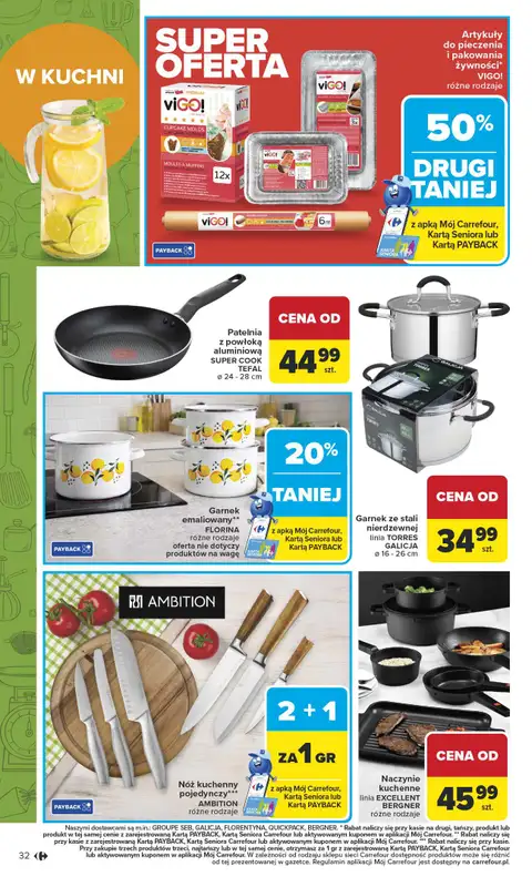 Carrefour - gazetka promocyjna Gazetka Carrefour Łap super okazje od poniedziałku od poniedziałku 11.05 do soboty 23.05 - strona 32