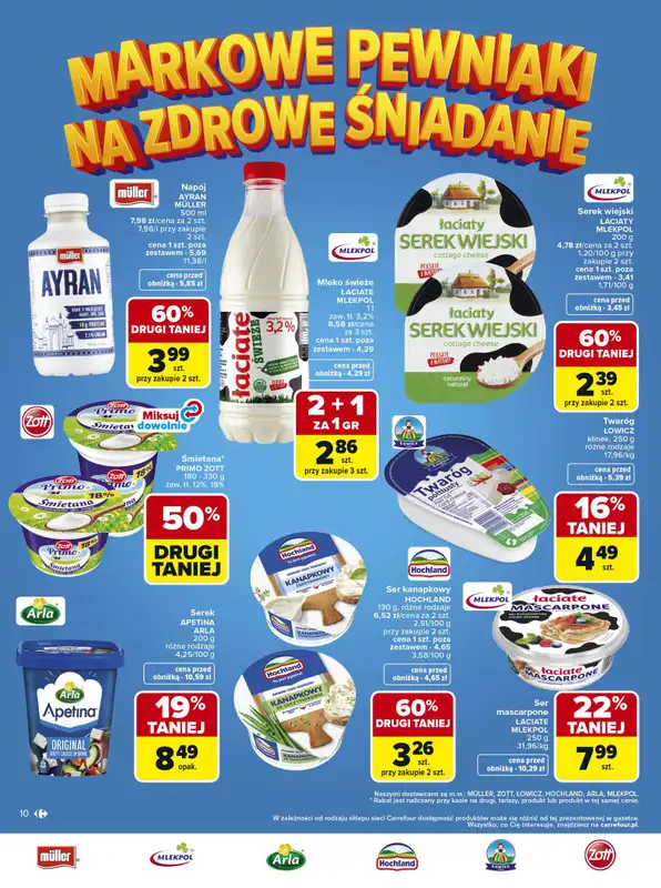 Carrefour Market - gazetka promocyjna Gazetka Carrefour Market Łap markowe pewniaki od poniedziałku 11.05 do soboty 23.05 - strona 10