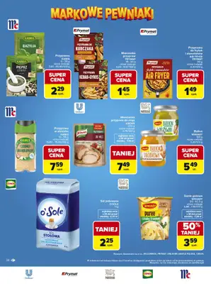 Carrefour Market - gazetka promocyjna Gazetka Carrefour Market Łap markowe pewniaki od poniedziałku 11.05 do soboty 23.05 - strona 34