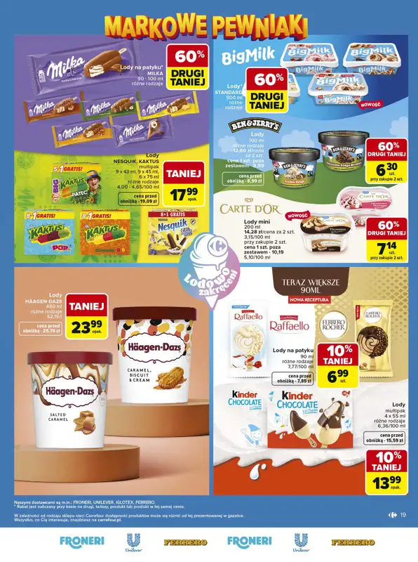 Carrefour Market - gazetka promocyjna Gazetka Carrefour Market Łap markowe pewniaki od poniedziałku 11.05 do soboty 23.05 - strona 19