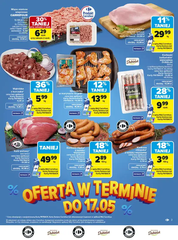Carrefour Market - gazetka promocyjna Gazetka Carrefour Market Łap markowe pewniaki od poniedziałku 11.05 do soboty 23.05 - strona 3