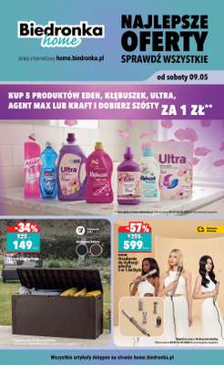 Biedronka Home - gazetka promocyjna Najlepsze oferty od soboty 09.05 do niedzieli 05.07
