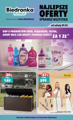 Biedronka Home - gazetka promocyjna Najlepsze oferty od soboty 09.05 do niedzieli 05.07