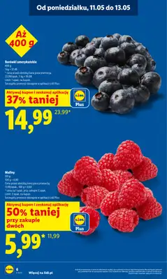 Lidl - gazetka promocyjna Oferta od poniedziałku od poniedziałku 11.05 do środy 13.05 - strona 6