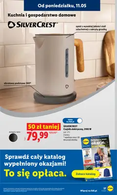 Lidl - gazetka promocyjna Oferta od poniedziałku od poniedziałku 11.05 do środy 13.05 - strona 37