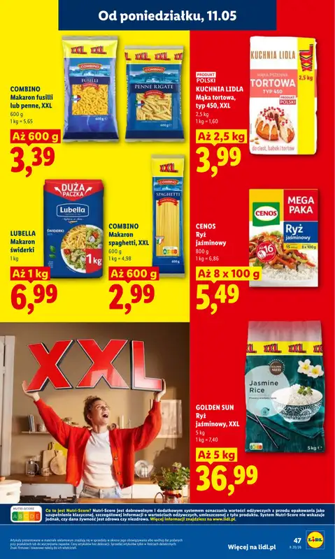 Lidl - gazetka promocyjna Oferta od poniedziałku od poniedziałku 11.05 do środy 13.05 - strona 47