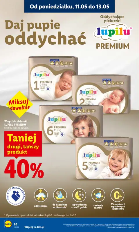Lidl - gazetka promocyjna Oferta od poniedziałku od poniedziałku 11.05 do środy 13.05 - strona 88
