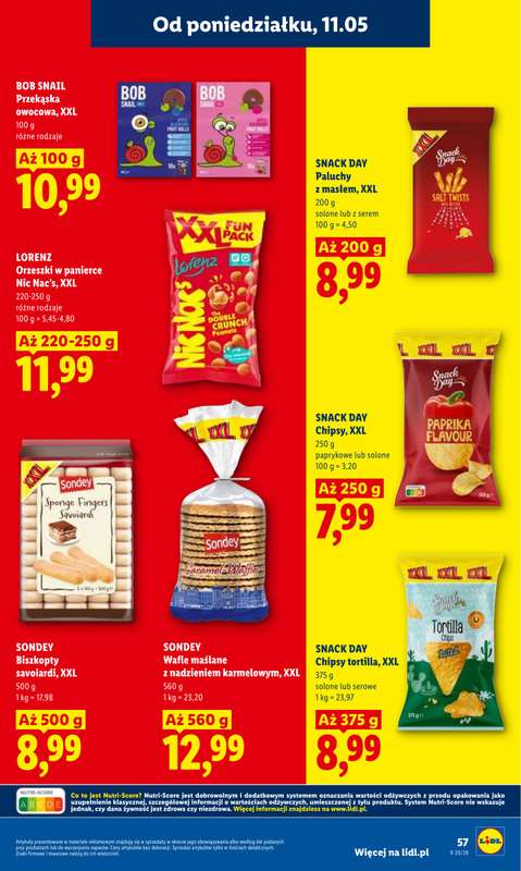 Lidl - gazetka promocyjna Oferta od poniedziałku od poniedziałku 11.05 do środy 13.05 - strona 57
