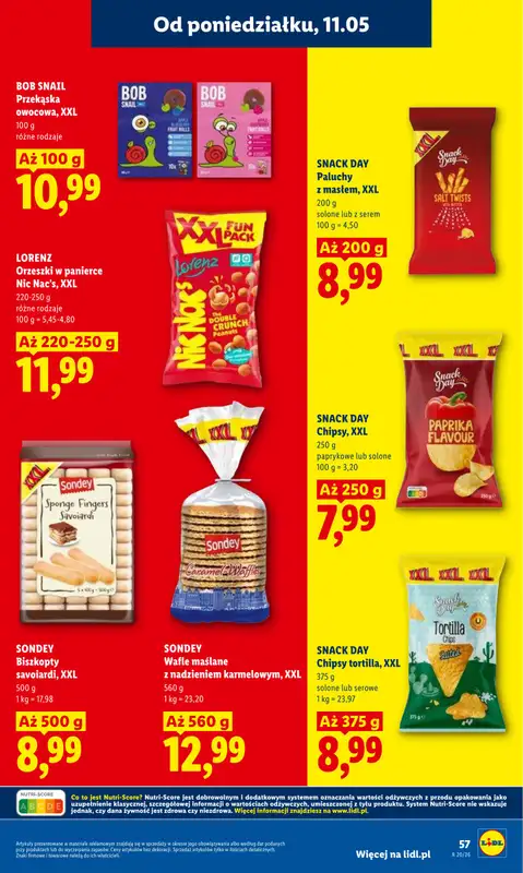 Lidl - gazetka promocyjna Oferta od poniedziałku od poniedziałku 11.05 do środy 13.05 - strona 57