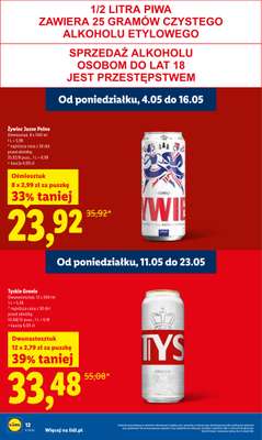 Lidl - gazetka promocyjna Oferta od poniedziałku od poniedziałku 11.05 do środy 13.05 - strona 12