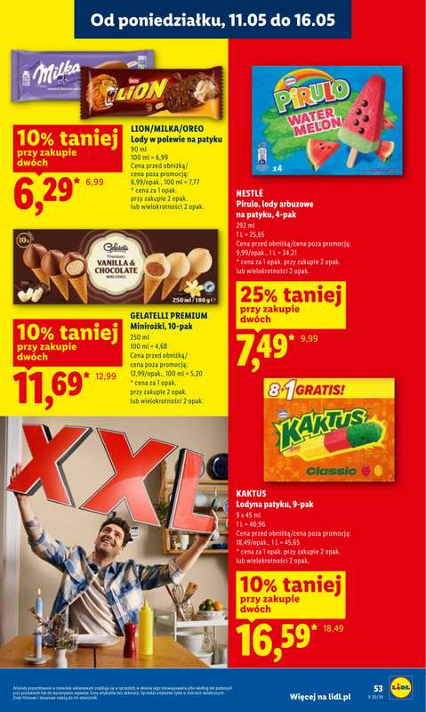 Lidl - gazetka promocyjna Oferta od poniedziałku od poniedziałku 11.05 do środy 13.05 - strona 53