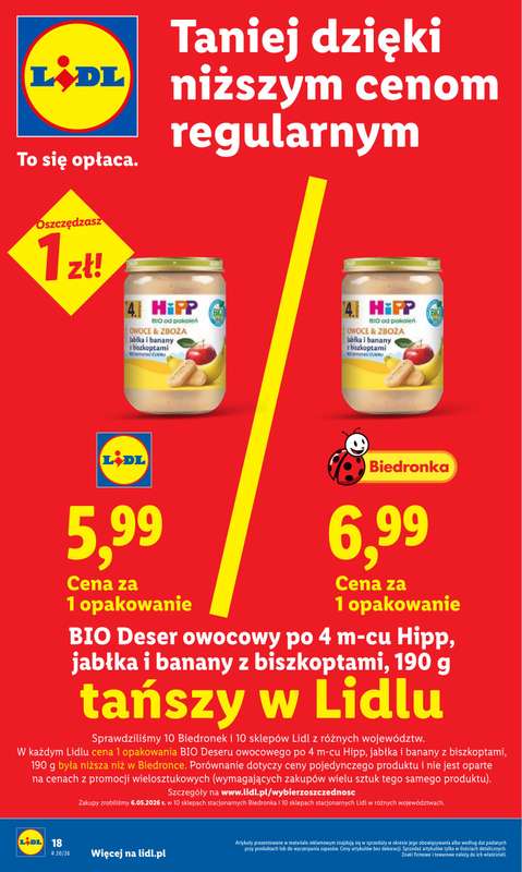 Lidl - gazetka promocyjna Oferta od poniedziałku od poniedziałku 11.05 do środy 13.05 - strona 18