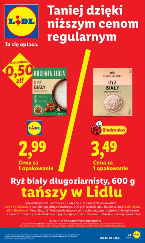 Lidl - gazetka promocyjna Oferta od poniedziałku od poniedziałku 11.05 do środy 13.05 - strona 23