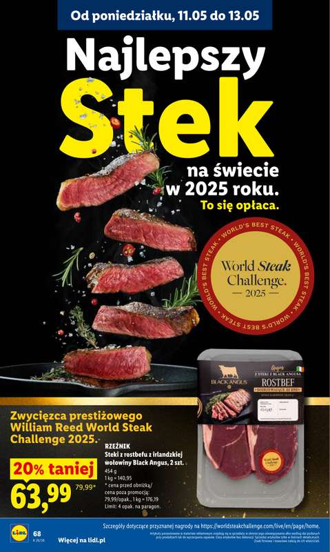 Lidl - gazetka promocyjna Oferta od poniedziałku od poniedziałku 11.05 do środy 13.05 - strona 68