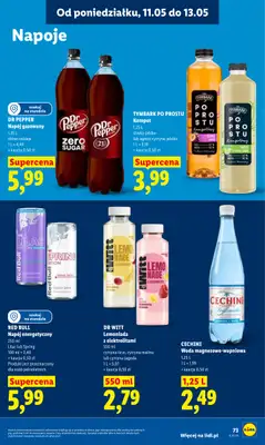 Lidl - gazetka promocyjna Oferta od poniedziałku od poniedziałku 11.05 do środy 13.05 - strona 73