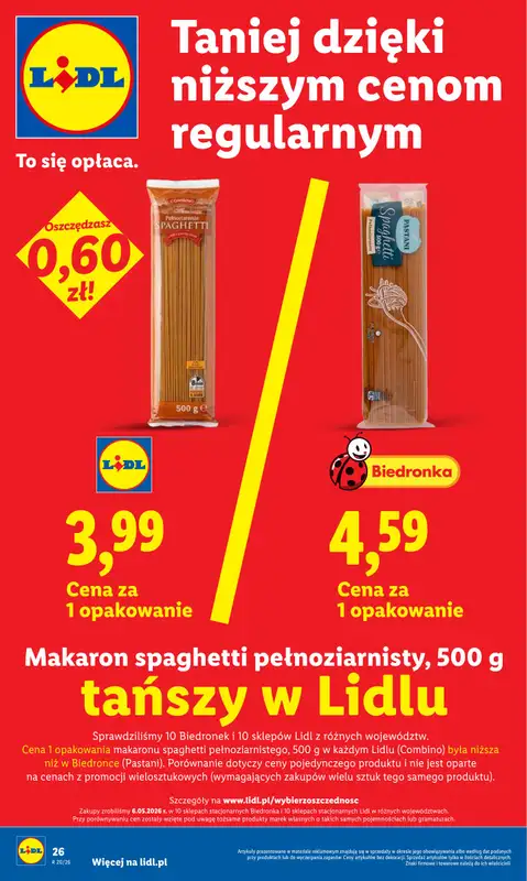 Lidl - gazetka promocyjna Oferta od poniedziałku od poniedziałku 11.05 do środy 13.05 - strona 26
