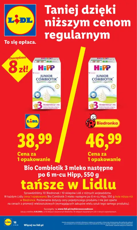 Lidl - gazetka promocyjna Oferta od poniedziałku od poniedziałku 11.05 do środy 13.05 - strona 16