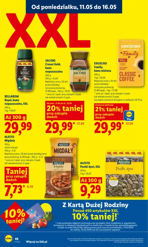 Lidl - gazetka promocyjna Oferta od poniedziałku od poniedziałku 11.05 do środy 13.05 - strona 48