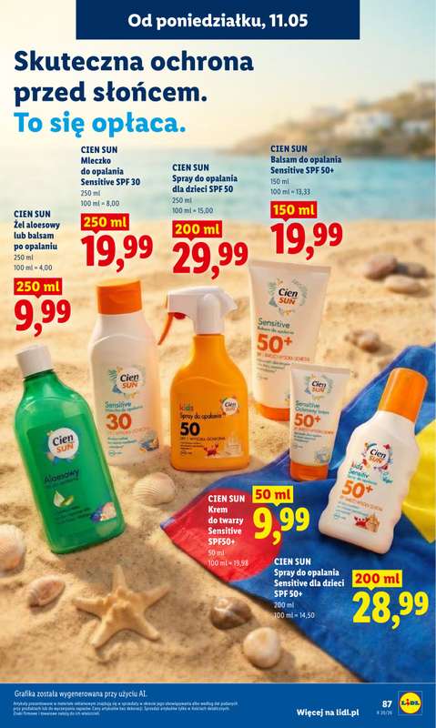 Lidl - gazetka promocyjna Oferta od poniedziałku od poniedziałku 11.05 do środy 13.05 - strona 89