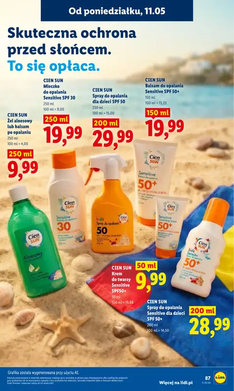 Lidl - gazetka promocyjna Oferta od poniedziałku od poniedziałku 11.05 do środy 13.05 - strona 89