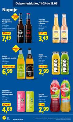 Lidl - gazetka promocyjna Oferta od poniedziałku od poniedziałku 11.05 do środy 13.05 - strona 74