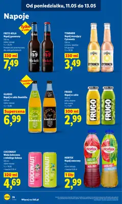 Lidl - gazetka promocyjna Oferta od poniedziałku od poniedziałku 11.05 do środy 13.05 - strona 74