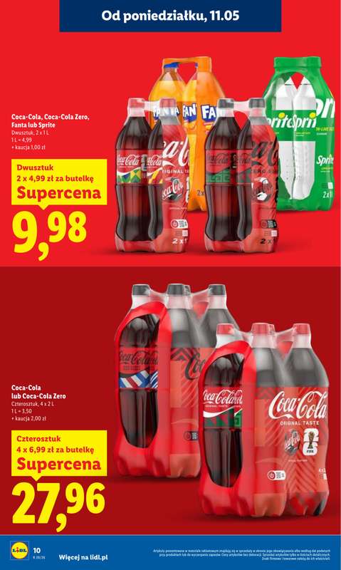 Lidl - gazetka promocyjna Oferta od poniedziałku od poniedziałku 11.05 do środy 13.05 - strona 10