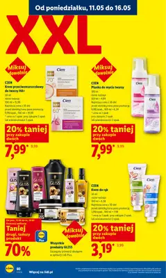 Lidl - gazetka promocyjna Oferta od poniedziałku od poniedziałku 11.05 do środy 13.05 - strona 60