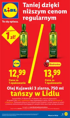 Lidl - gazetka promocyjna Oferta od poniedziałku od poniedziałku 11.05 do środy 13.05 - strona 13