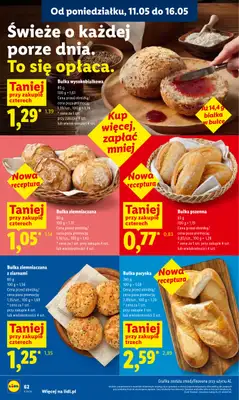 Lidl - gazetka promocyjna Oferta od poniedziałku od poniedziałku 11.05 do środy 13.05 - strona 62