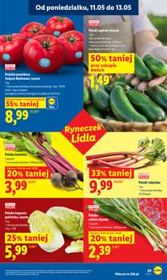 Lidl - gazetka promocyjna Oferta od poniedziałku od poniedziałku 11.05 do środy 13.05 - strona 29