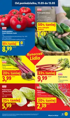 Lidl - gazetka promocyjna Oferta od poniedziałku od poniedziałku 11.05 do środy 13.05 - strona 29
