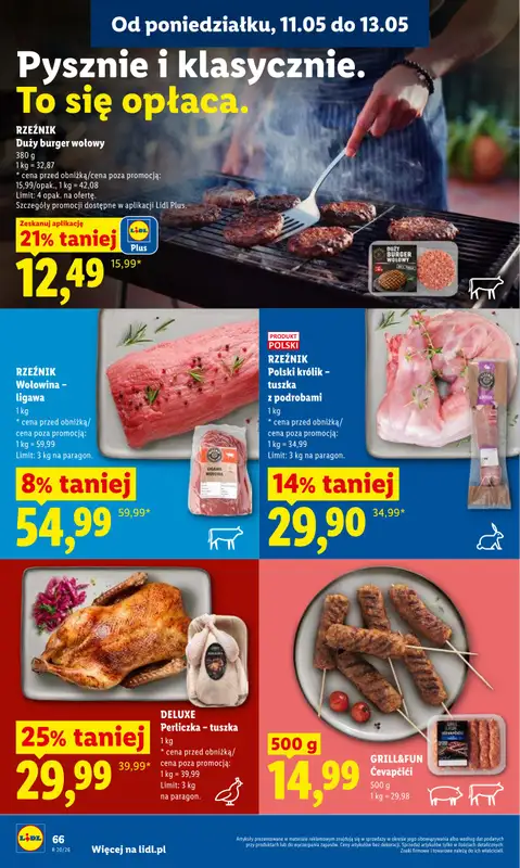 Lidl - gazetka promocyjna Oferta od poniedziałku od poniedziałku 11.05 do środy 13.05 - strona 66