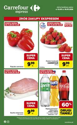 Carrefour Express - gazetka promocyjna Gazetka Express od wtorku 12.05 do poniedziałku 18.05